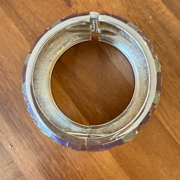 Aztec Pattern Enameled Clamper Bracelet - Picture 10 of 10